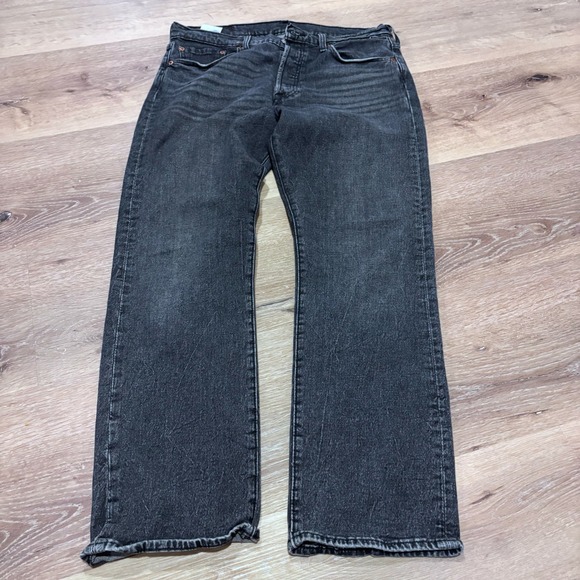 Levi's Other - Levis 501 Original Fit Mens Washed Black Straight Leg Denim Jeans 32x29
